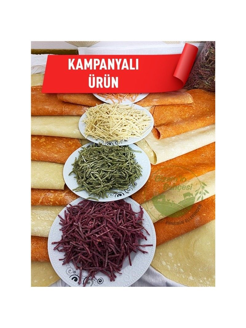 Sebzeli Erişte 3 Kg.