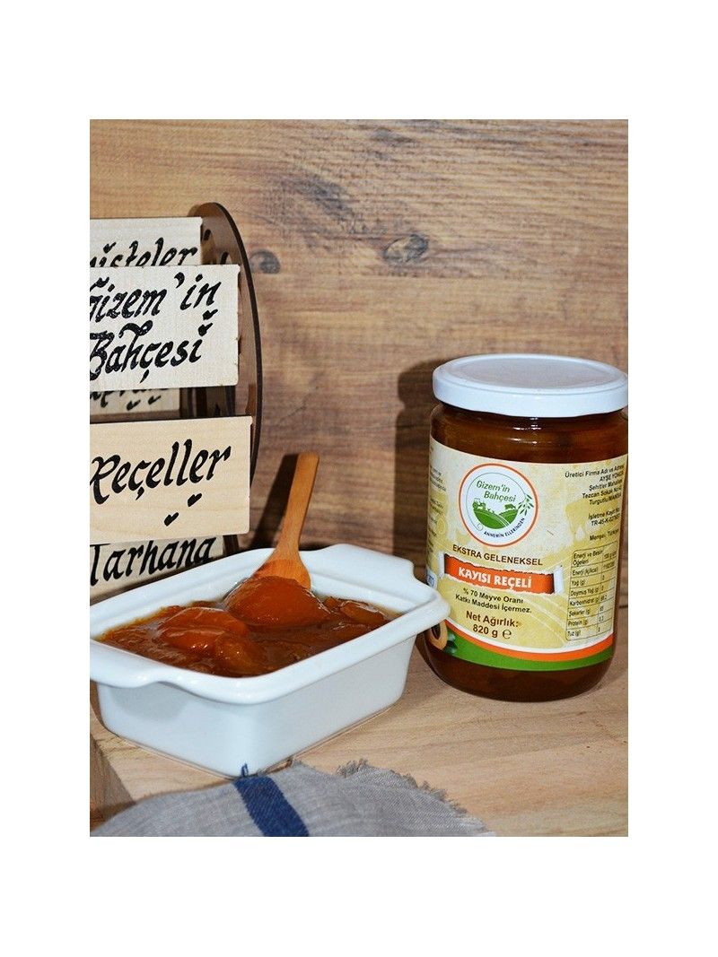 Gizemin Bahçesi Kayısı Reçeli 800gr