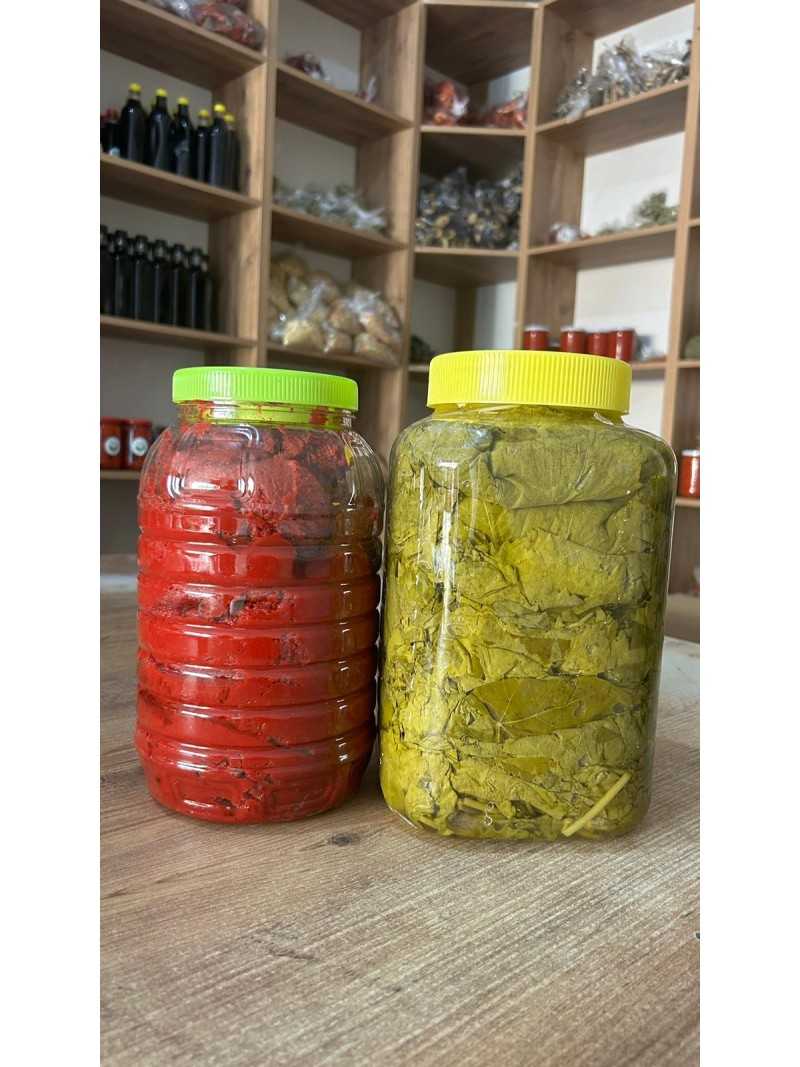 5lik Salamura Yaprak+ 3Kg Kaynatma Domates Salçası