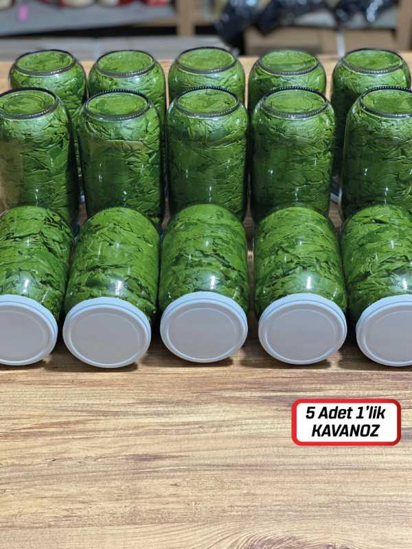 Kuru Basım Asma Yaprak 5x1'lik Kavanoz